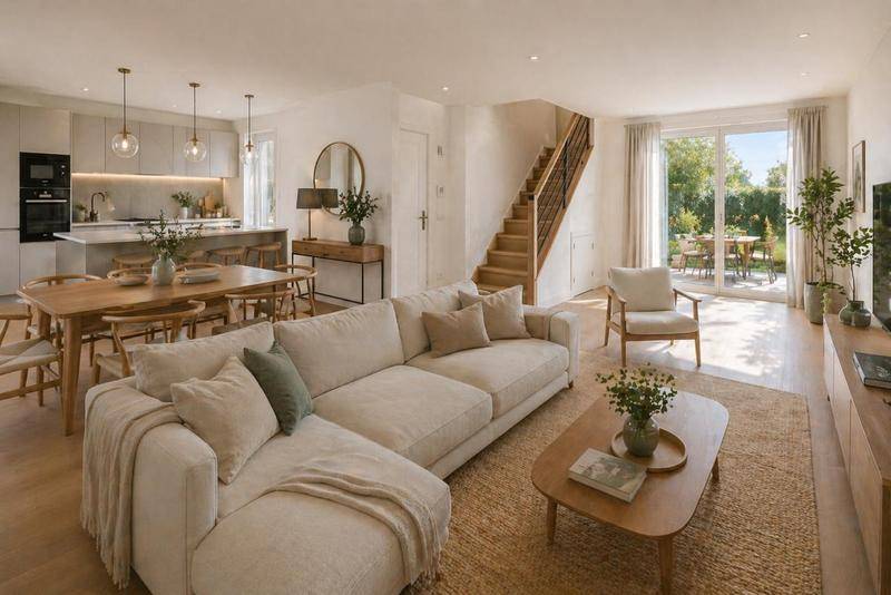 Image de l'annonce Magnifique 3 pièces duplex en rez-de-jardin surélevé,…