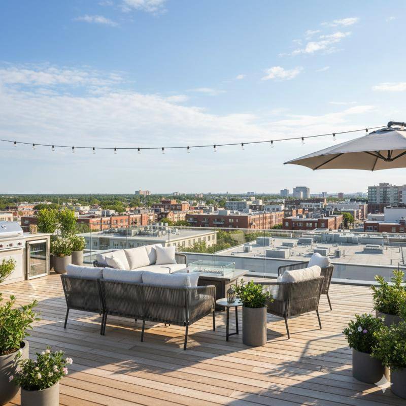 Image de l'annonce SUPERBE 5P AVEC IMMENSE TERRASSE!