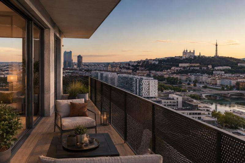 Image de l'annonce **ÉTAGE ÉLEVÉ - VUE DÉGAGÉE SUR FOURVIÈRE…