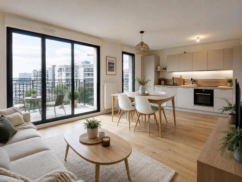 Image de l'annonce Saint-Ouen Docks – T3 avec balcon et…