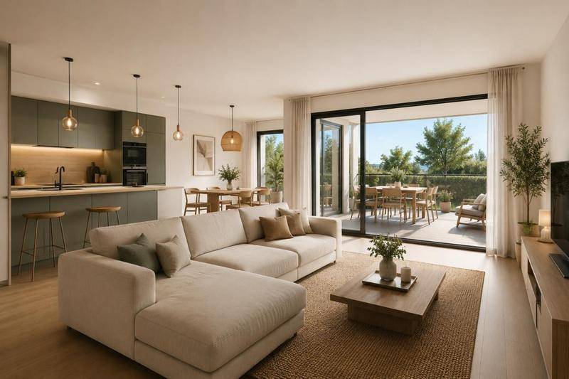 Image de l'annonce T4 en rez-de-jardin de 154 m² d'extérieurs…
