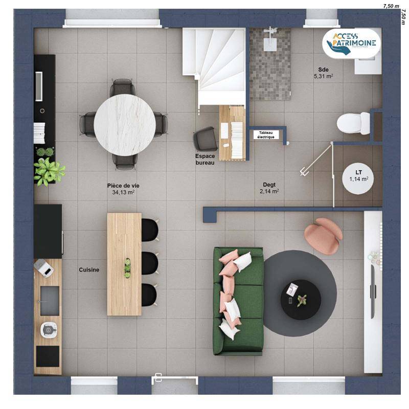 Image de l'annonce Maison 5 pièces 84 m2