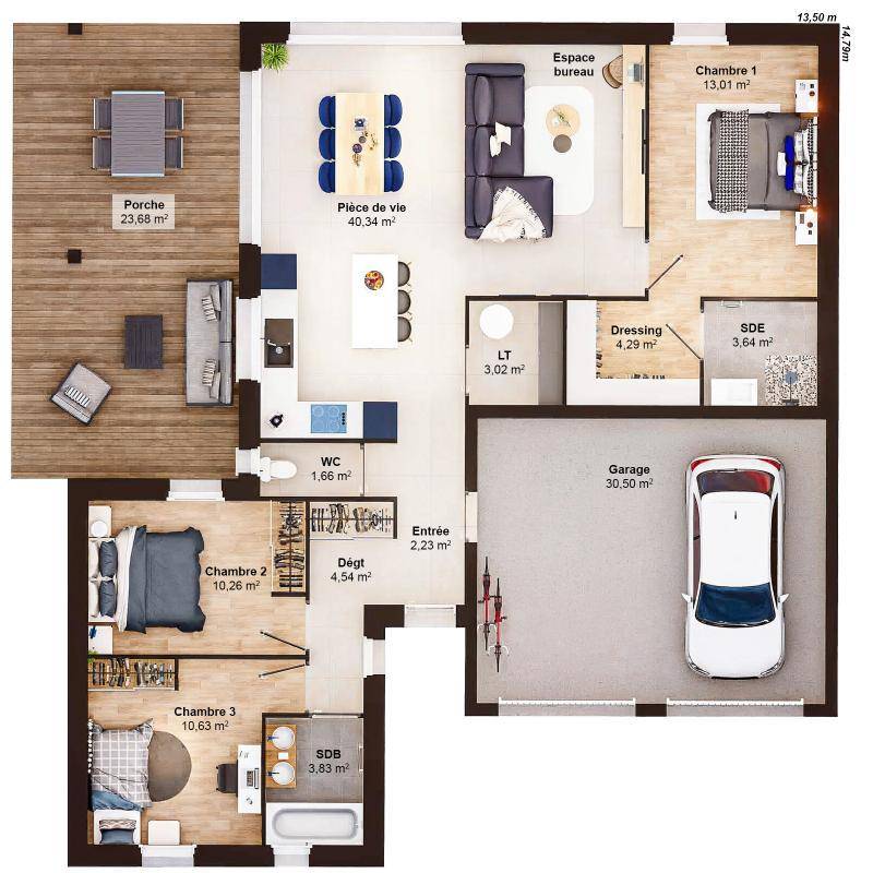 Image de l'annonce Maison 5 pièces 97 m2