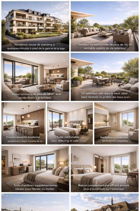 Image de l'annonce EMPLACEMENT EXCEPTIONNEL! Beau 5 pièces dernier étage…