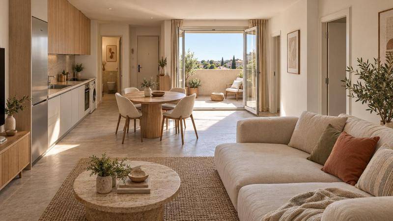 Image de l'annonce BEAU T3 AVEC BALCON + 2 PLACES…
