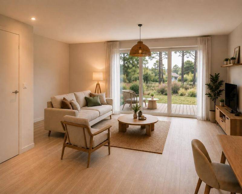 Image de l'annonce MAGNIFIQUE appartement 2 CHAMBRES avec JARDIN -…