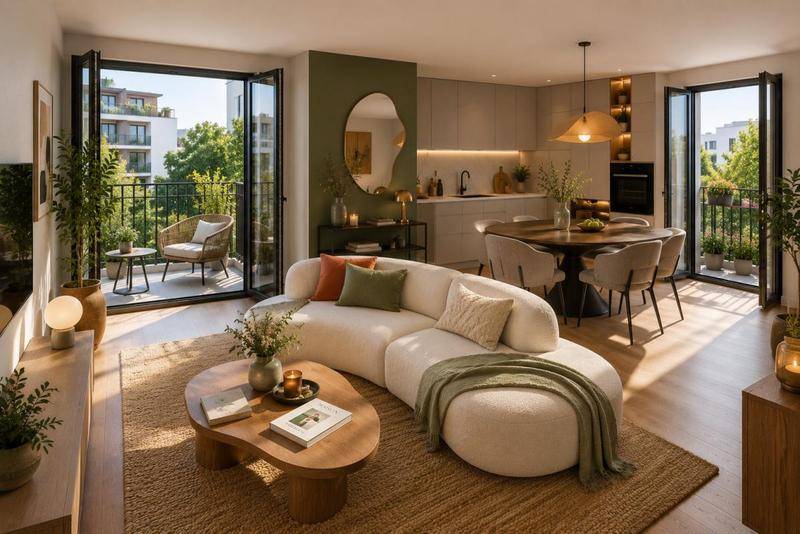 Image de l'annonce Superbe 3 pièces avec double balcon –…