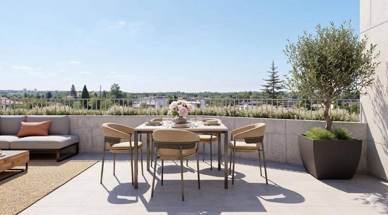 Image de l'annonce DERNIER ÉTAGE 4 PIÈCES AVEC TERRASSE ET…