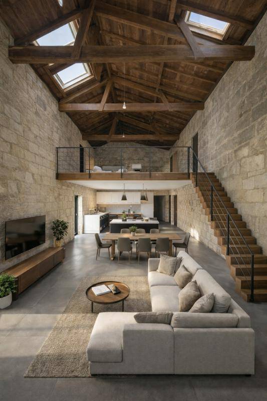 Image de l'annonce ARVEYRES Maison pierre 83 m² à aménager…