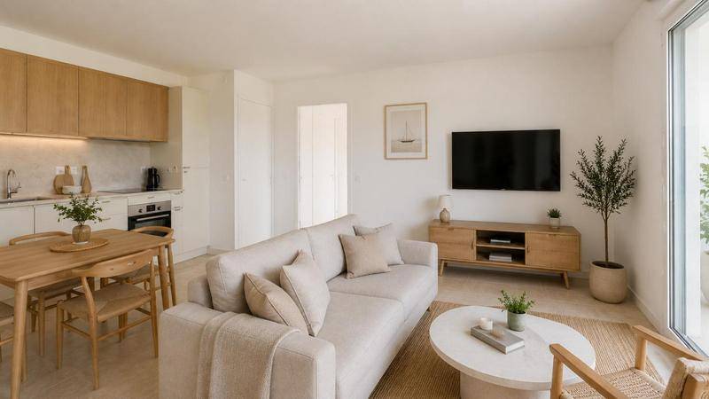 Image de l'annonce T3 AVEC BALCON + 2 PARKING