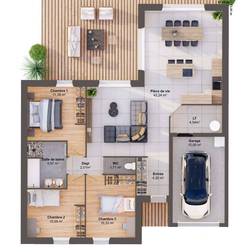 Image de l'annonce Maison 5 pièces 92 m2
