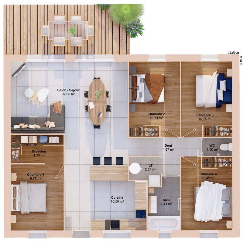 Image de l'annonce Maison 6 pièces 102 m2