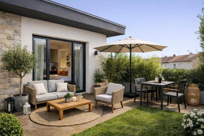 Image de l'annonce STUDIO avec JARDIN – Fort d'Aubervilliers