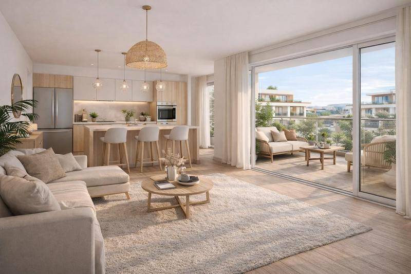 Image de l'annonce T4 TRAVERSANT TERRASSE ÉTAGE ÉLEVÉ