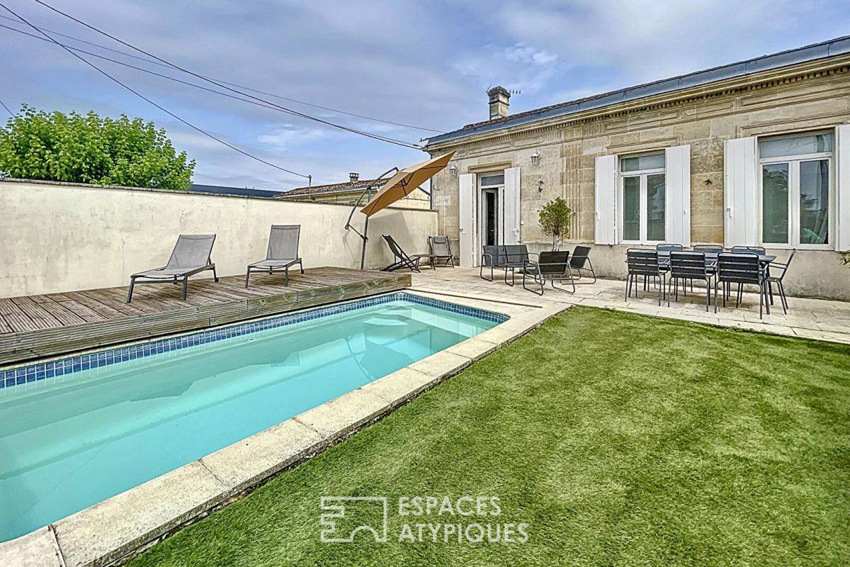 Image de l'annonce Maison de ville avec piscine à Villenave…