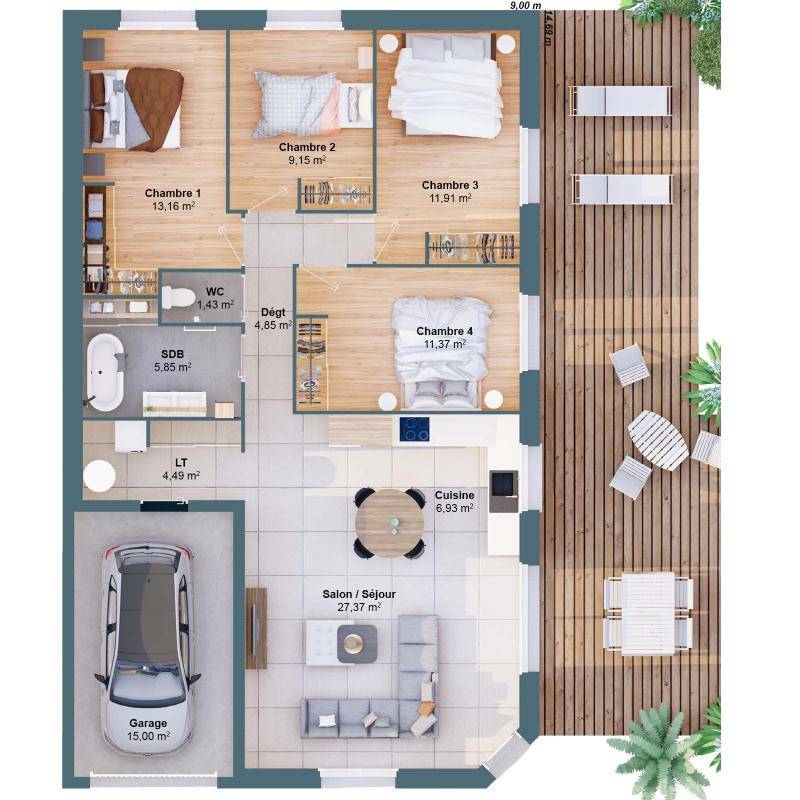 Image de l'annonce Maison 6 pièces 97 m2
