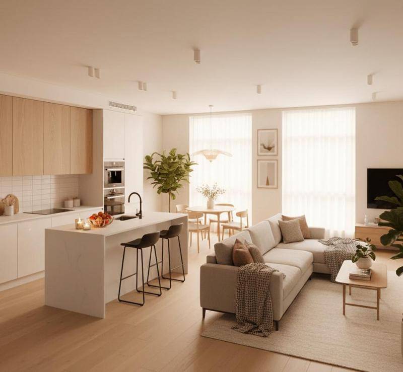 Image de l'annonce Grand appartement 4 pièces en étage élevé…