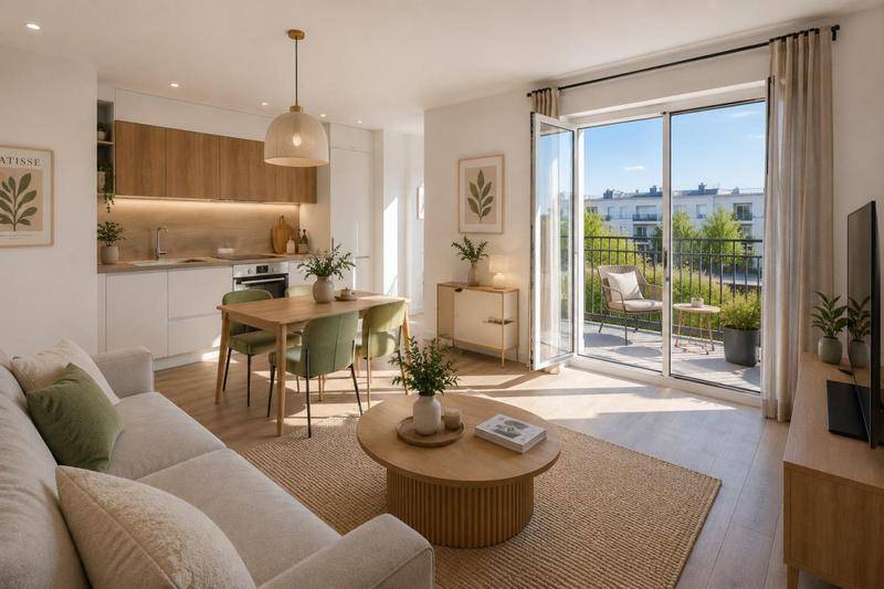 Image de l'annonce Appartement 2 pièces – Grand balcon –…