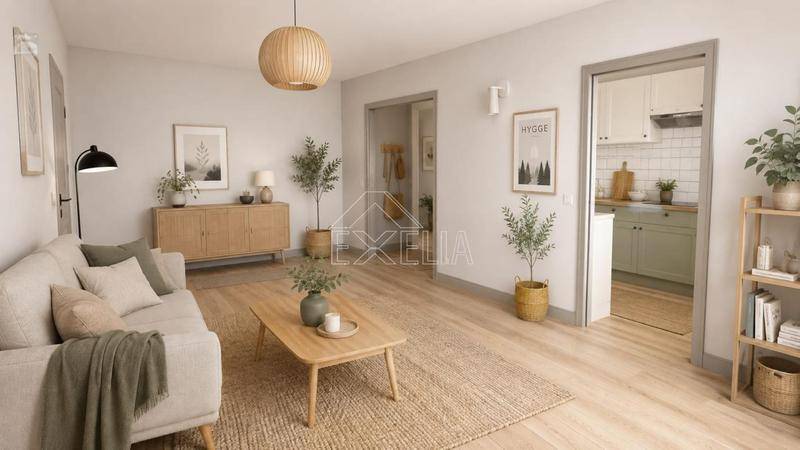 Image de l'annonce Appartement 3 pièces 56 m² avec cave…