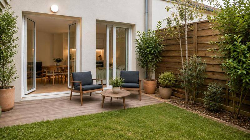 Image de l'annonce CHARMANT T2 AVEC TERRASSE + JARDIN +…