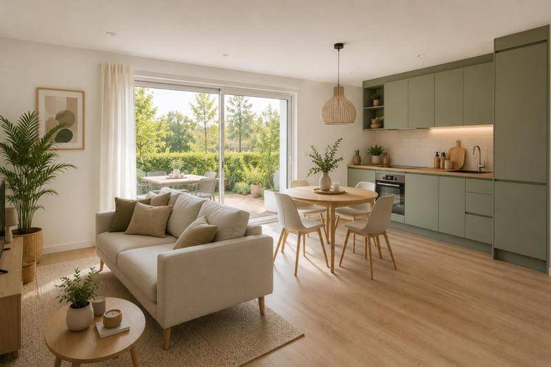 Image de l'annonce LUMINEUX 3 pièces + JARDIN