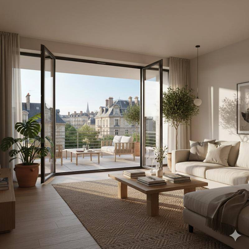 Image de l'annonce **RARE A SAISIR: 3 PIÈCES AVEC LOGGIA…