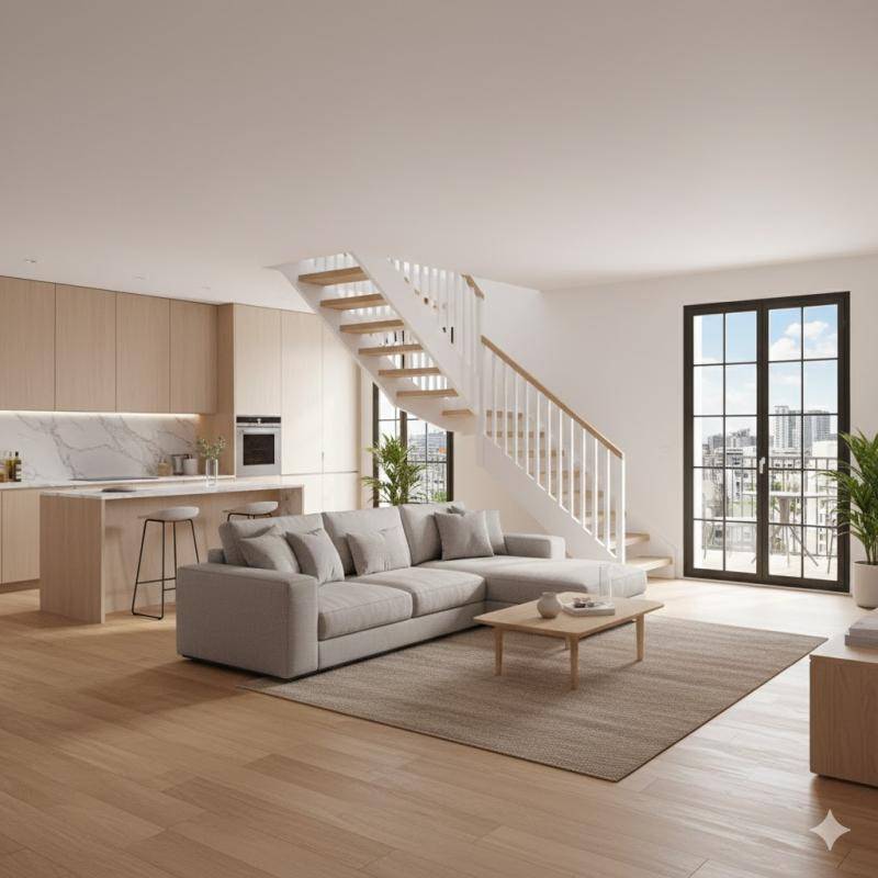 Image de l'annonce 4 PIECES DUPLEX AVEC BALCONS VUE SEINE