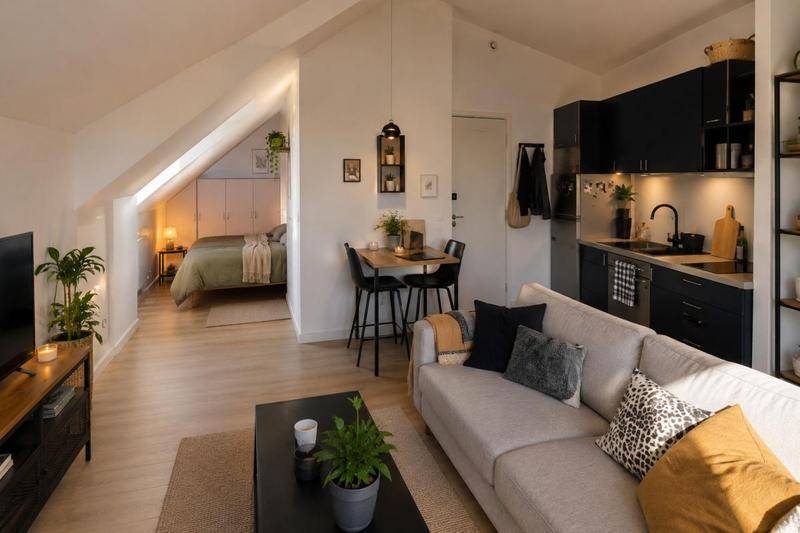 Image de l'annonce GRAND T1 BIS avec BELLE TERRASSE à…