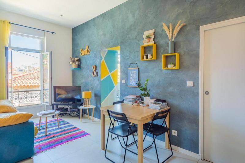 Image de l'annonce Marseille 7eme Appartement T2 Décoré Meublé Malmousque…