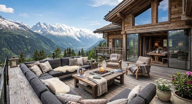 Image de l'annonce - SUPERBE CHALET avec TERRASSE, JARDIN PRIVATIF,…