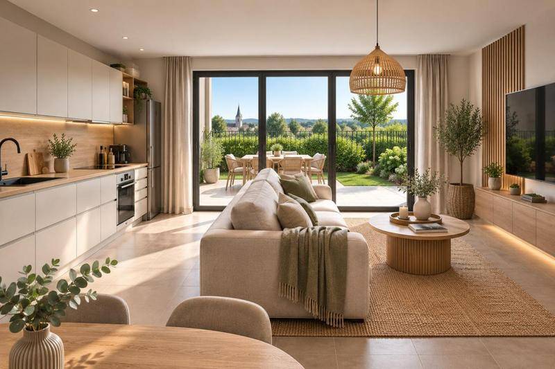 Image de l'annonce T3 JASSANS-RIOTTIER 63m² - TERRASSE - GRAND…