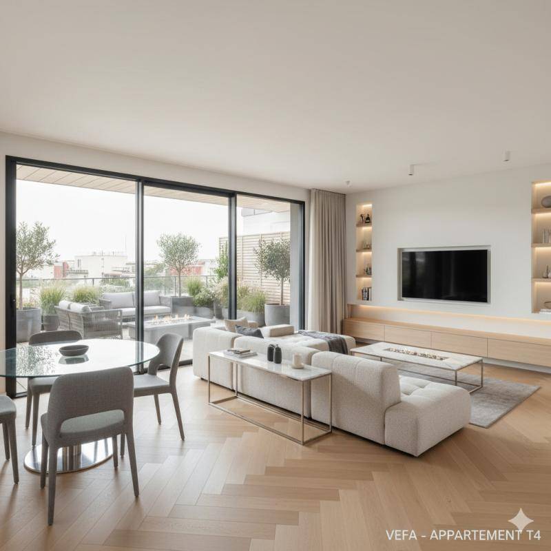 Image de l'annonce À vendre – 4 pièces 90 m²…