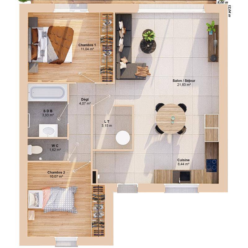 Image de l'annonce Maison 4 pièces 67 m2