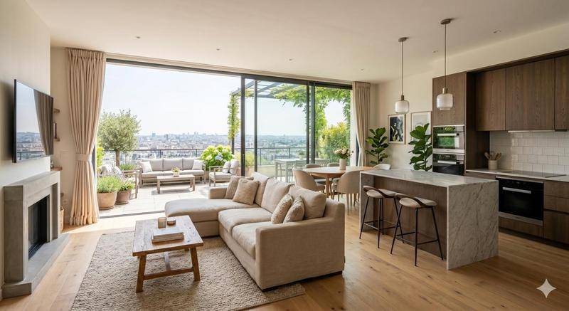 Image de l'annonce **RARE OPPORTUNITÉ: DERNIER ÉTAGE 4 PIÈCES DUPLEX…
