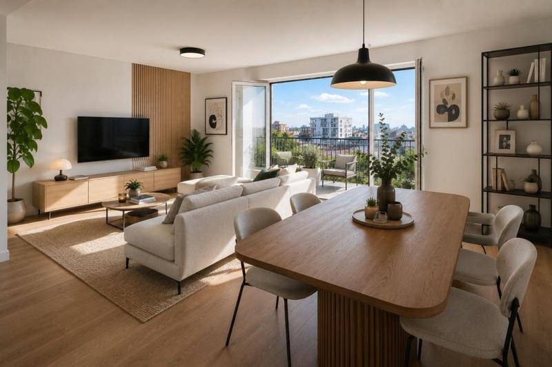 Image de l'annonce Superbe 3 pièces avec double balcon –…