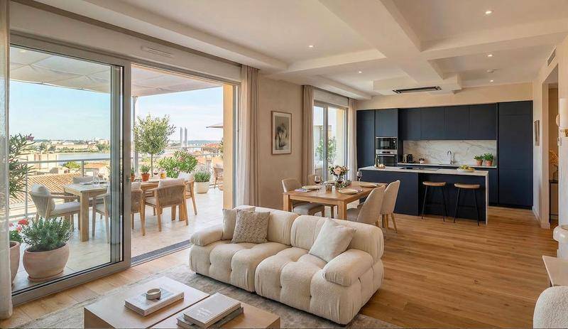 Image de l'annonce CHARTRONS, 4 PIECES TRAVERSANT - GRANDE TERRASSE…