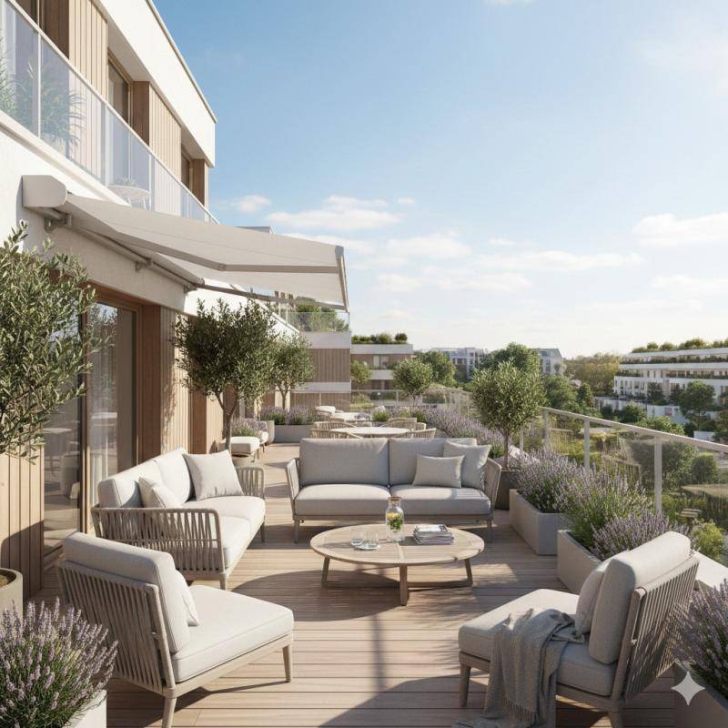 Image de l'annonce - T4 orienté OUEST avec BALCON, TERRASSE,…