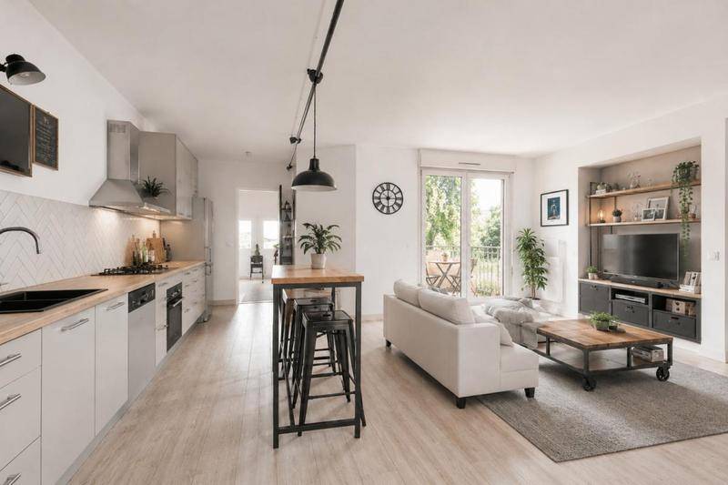 Image de l'annonce T3 DERNIER Etage avec BALCON et Parking