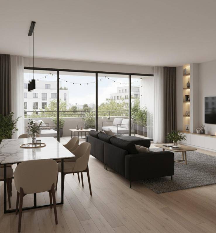 Image de l'annonce Superbe 3 pièces avec double balcon –…