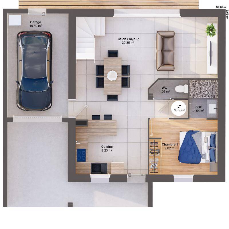 Image de l'annonce Maison 5 pièces 83 m2