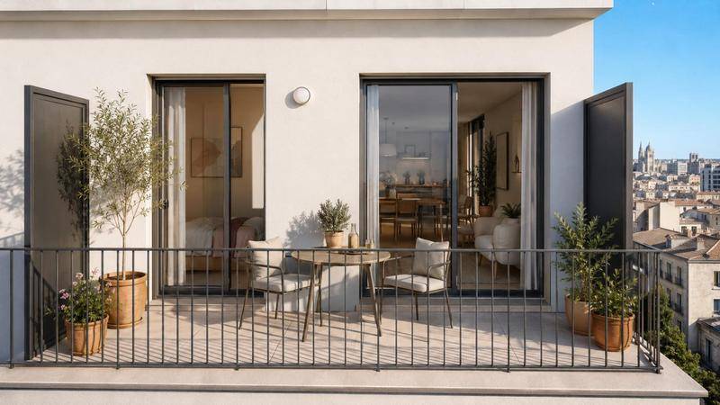 Image de l'annonce T2 AVEC TERRASSE PROCHE STALINGRAD