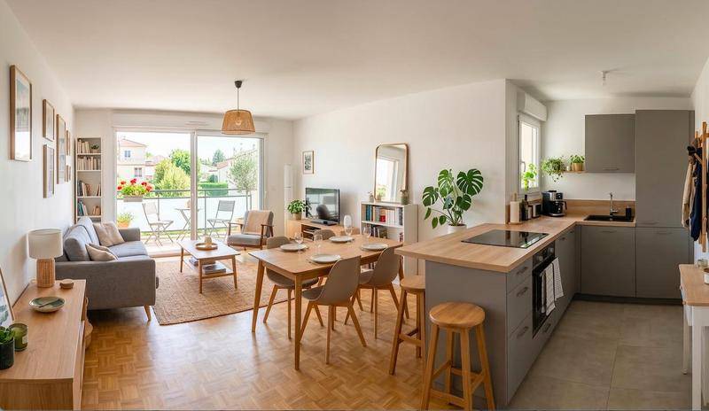 Image de l'annonce 3 PIECES, BALCON, PARKING