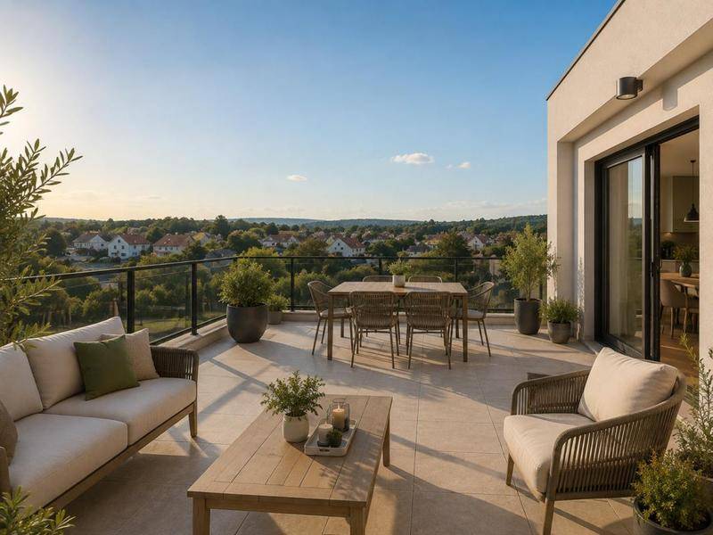 Image de l'annonce T4 JASSANS-RIOTTIER 83m² - TERRASSE 28m² -…