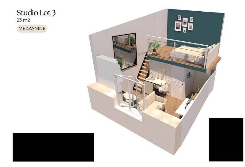 Image de l'annonce Plateau 23m2 - Saint-Genis-Laval centre