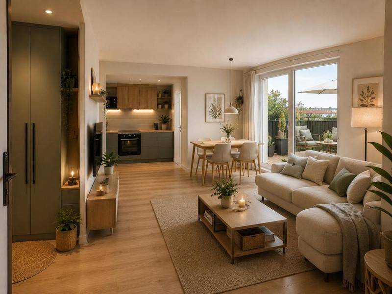 Image de l'annonce **T2 à BORDEAUX avec parking et balcon