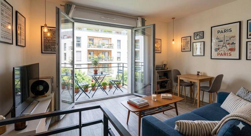 Image de l'annonce - T2 orienté PLEIN OUEST avec BALCON,…