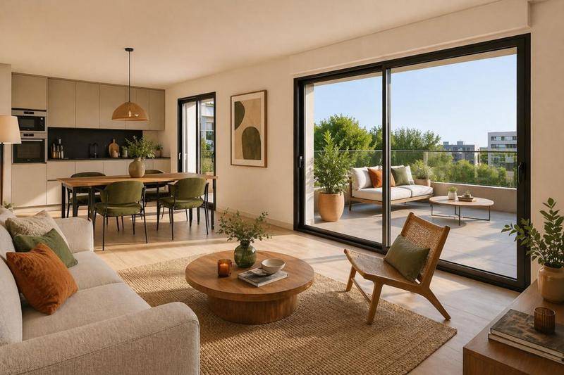 Image de l'annonce ** 4 PIECES + 2 TERRASSES -…