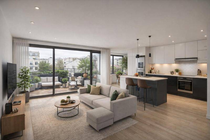 Image de l'annonce DUPLEX LUMINEUX 5 PIÈCES avec 4 TERRASSES…