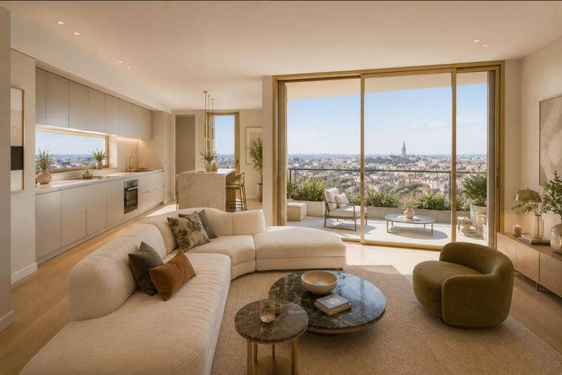 Image de l'annonce **GRAND t3 avec VUE Exceptionnelle au coeur…