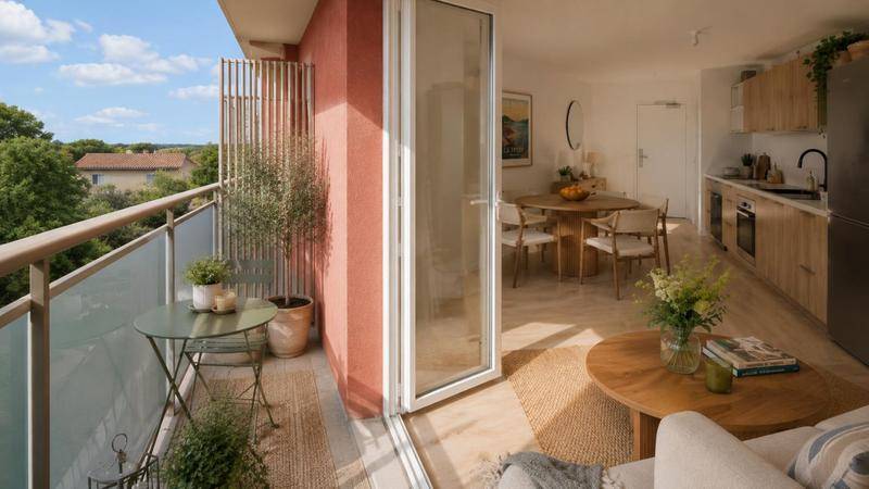 Image de l'annonce MAGNIFIQUE T2 LUMINEUX AVEC BALCON